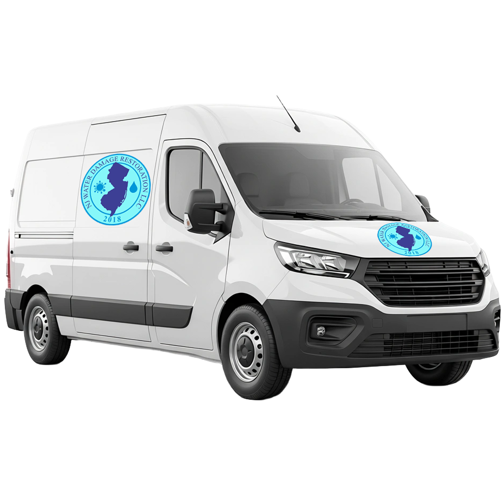 Water damage restoration van