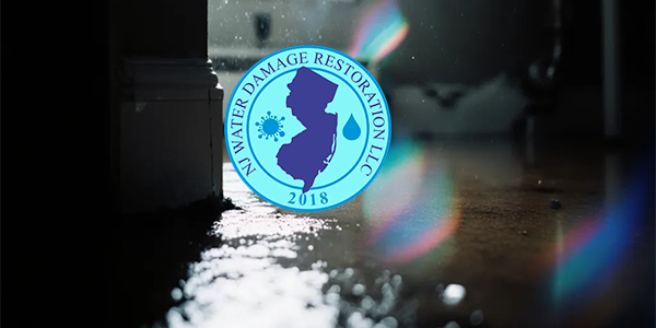 Realistic image showing water damage inside a home with visible leaks and moisture